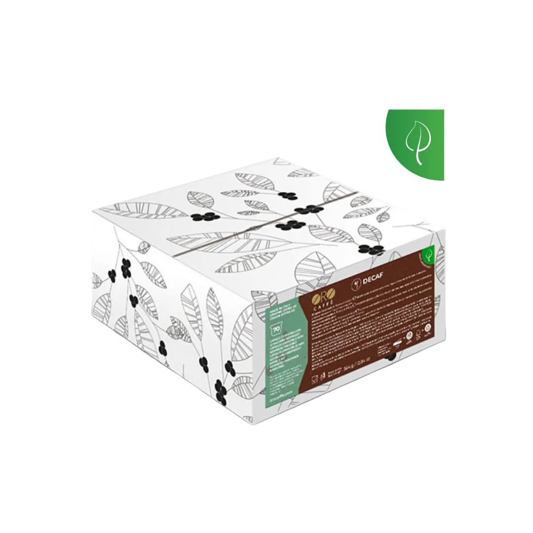 DECAF COFFEE | 10 COMPOSTABLE NESPRESSO COMPATIBLE CAPSULES