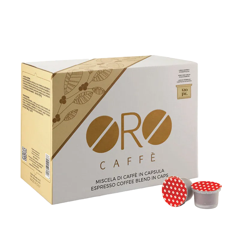 SCATOLA CAFFÈ PREMIUM | 120 CAPSULE ORO CAFFÈ