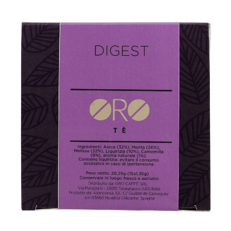 Dettaglio Infuso Digest | ORO Caffè